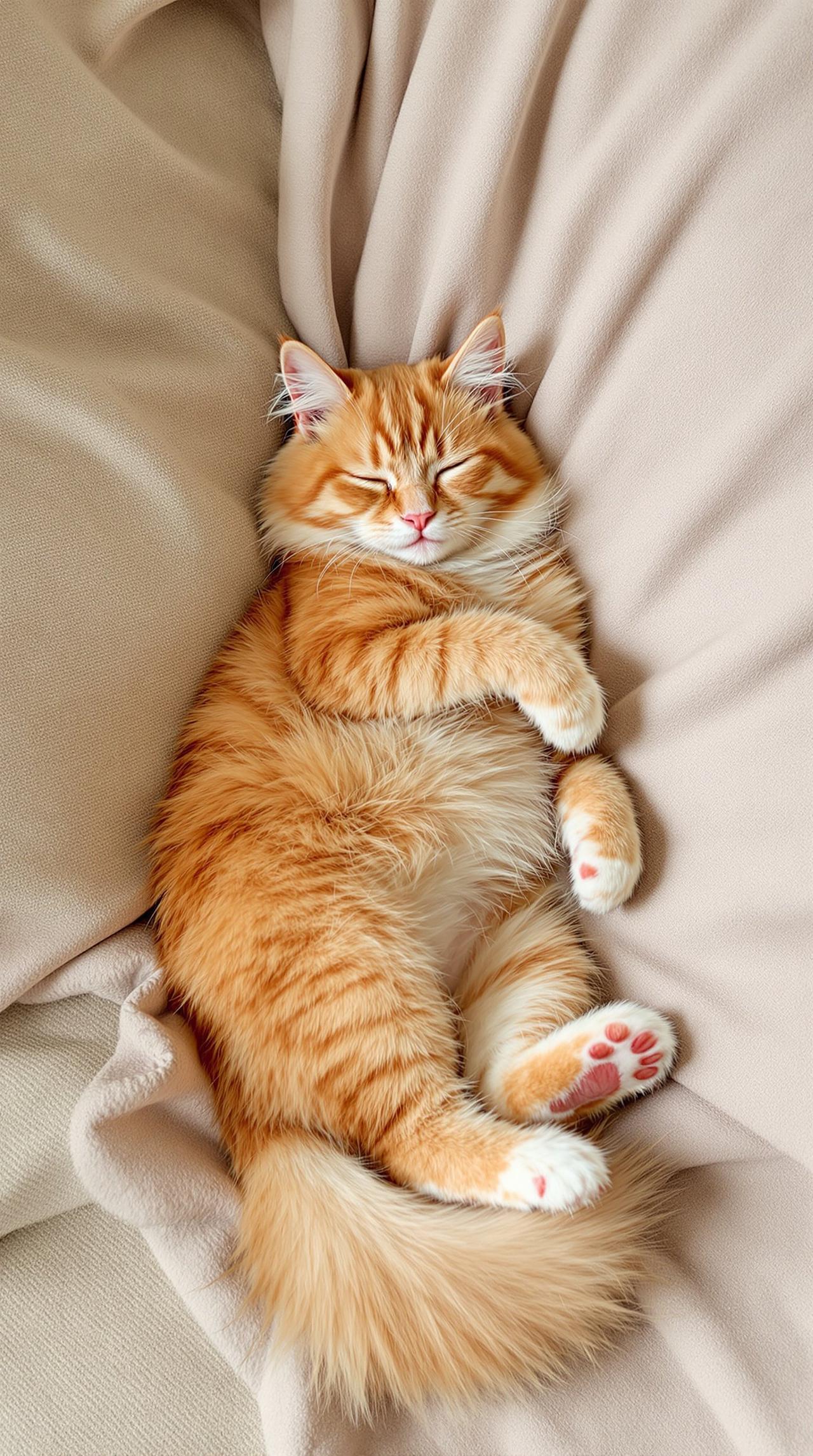 猫咪的100种奇怪睡姿合集 - 果冻影视热门短视频